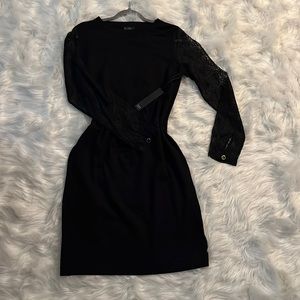 Nicole Miller, black, sweater dress.